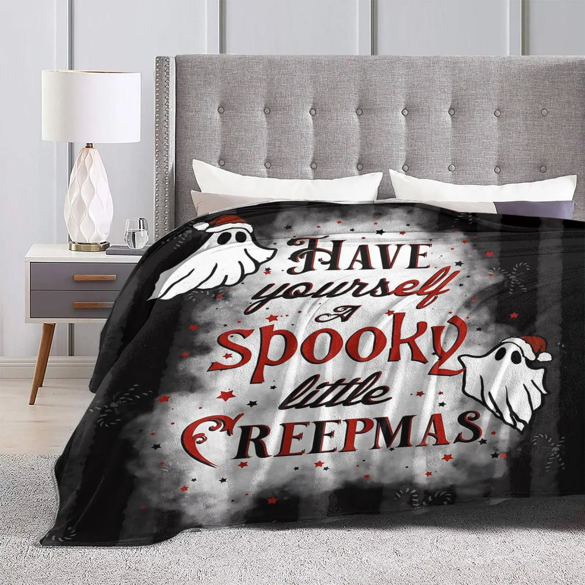 Halloween-M Blanket All Season Sofa Bedroom Chairs Dorm Couch Camping Soft Warm Cozy Bed Fleece Throw Gift for Men Women Boy Girl