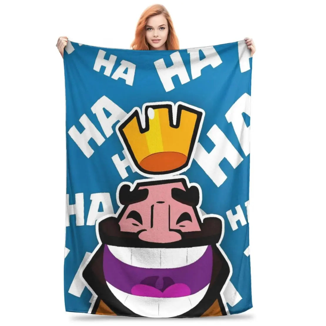 Clash Royale Game Super Soft Blanket Kids Plush Throw Blanket Street Trend Couch Bed Flannel Bedspread Sofa Bed Cover Christmas gift Dream Weave Home