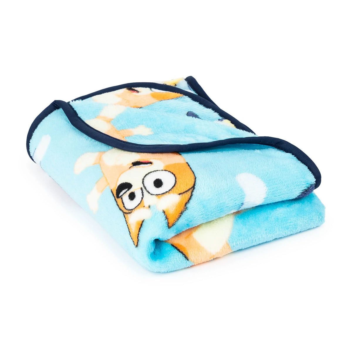 Jay Franco Bluey Dance Party Bedding Set Pack - Super Soft 40x50 in Cartoon Theme Blanket, 11" Hug Buddy, Spot Clean Pillow, Ideal for Guest Room Use & Gifting