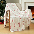 CGK | Holiday Plush Blanket - Ultra-Soft Festive Throw, Cozy Lightweight Christmas Bedding & Couch Blanket with Holiday Prints
