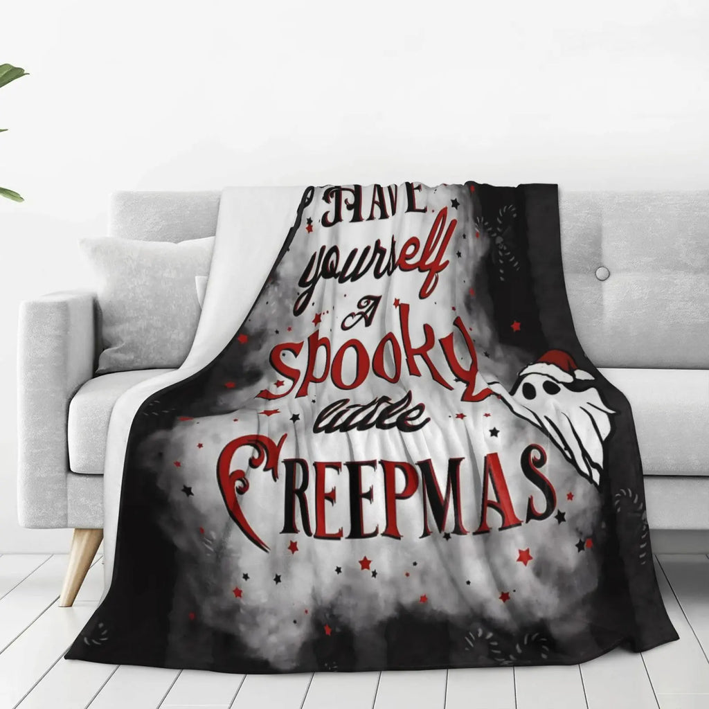 Halloween-M Blanket All Season Sofa Bedroom Chairs Dorm Couch Camping Soft Warm Cozy Bed Fleece Throw Gift for Men Women Boy Girl
